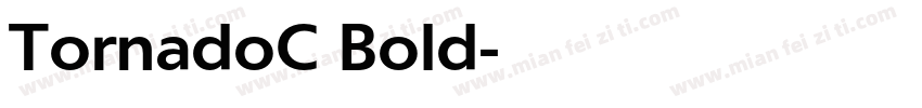 TornadoC Bold字体转换